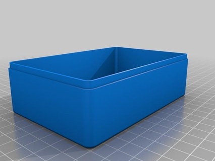 basit Kutu örtmek kılıf organizasyon 3d print model - Mito3D