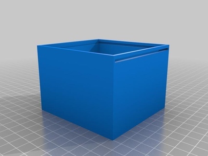 simple box lid Tools containers organization storage 3d print model - Mito3D