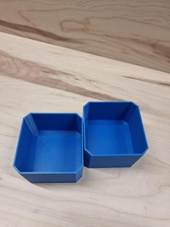 simples caixa organizador Ferramentas quadrado armazenamento loja 3d print model - Mito3D