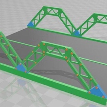 semplice ponte architettura 40k warhammer scenario warhammer40k 40000 wh40000 wh40k edifici strutture 3d print model - Mito3D