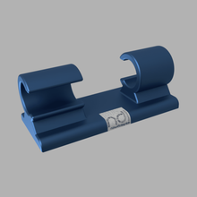 simple cable clip kabel kabelhalter screw tape glue 3d print model - Mito3D