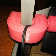 simples cabo suporte 22mm max impede fone ouvido cabos quebra escritório 3d print model - Mito3D