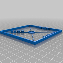 simple calibration & centring print center finder printer 3d_printing_tests 3d print model - Mito3D