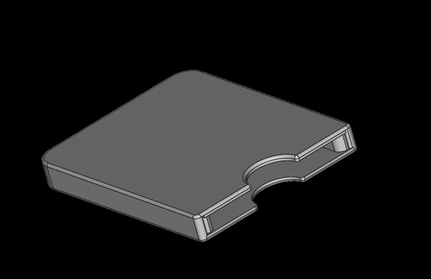 sencillo tarjeta billetera 3d print model - Mito3D