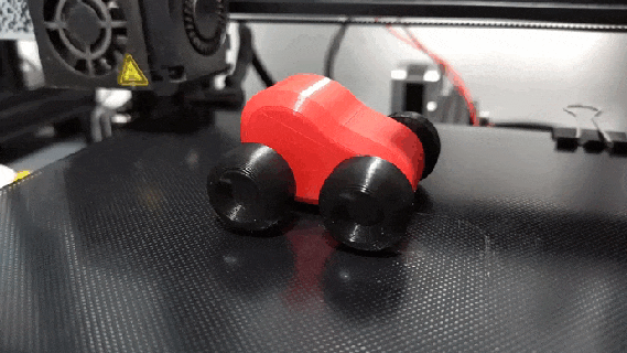 basit araba oyuncak Oto çocuklar 3d print model - Mito3D