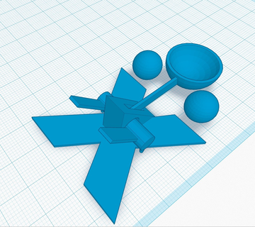 simples catapulta brinquedo 3d print model - Mito3D