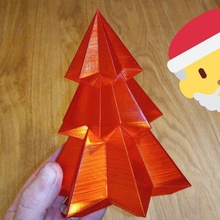 basit Noel ağacı ev dekor vazo modu ışık dekorasyon 3d print model - Mito3D