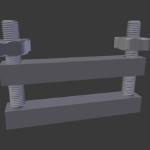 simple clamp tool 3d print model - Mito3D