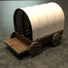 simple d&d wagon 3d print model - Mito3D