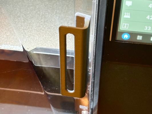 sencillo diseño puerta encargarse qidi q1 pro 3d impresora accesorios 3d print model - Mito3D