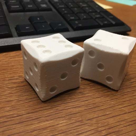 simple dice design game 3D print model - Mito3D