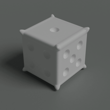 simple dice game given says board toy toys 3d print model - Mito3D