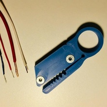 simple diy wire stripper diy wire stripper home tool 3d print model - Mito3D