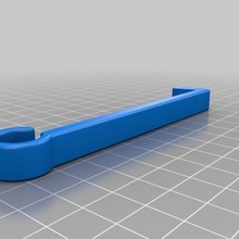 sencillo puerta pestillo herramienta 3d impresora accesorios 3d print model - Mito3D