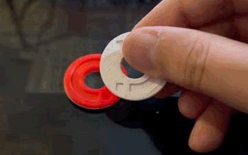 semplice allegato pulsante magneti magnete iman 3d print model - Mito3D
