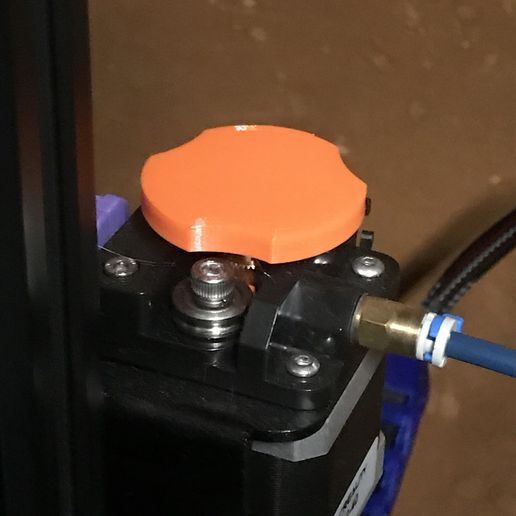 einfach Ender 3 Extruder Knopf Werkzeug Realität ender3 Profi 3d Drucker Zubehör 3D print model - Mito3D