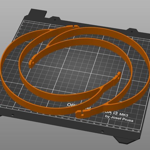 basit yüz kalkanı çerçeve rsa v2 aracı 3D print model - Mito3D