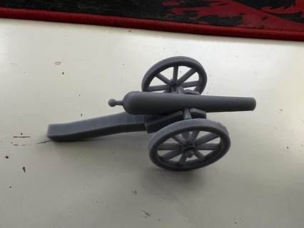 simple field cannon v2 artillery wargaming miniatures 3d print model - Mito3D