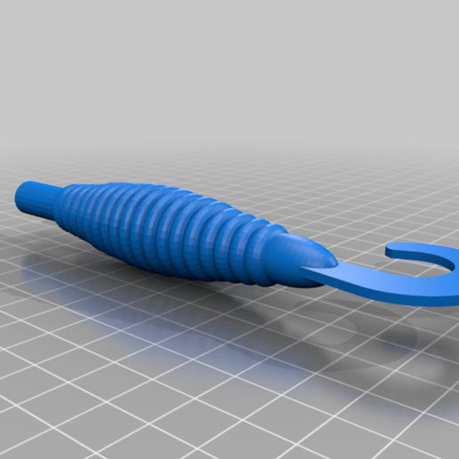 simple fishing lure fishing fishing lure mold sport_outdoors 3D print model - Mito3D