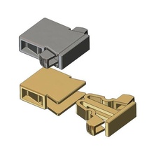 basit eğilme bilezik Zincir toka 3d Yazdır model geçiş kilit kapatma kolye mücevher altın gümüş yazdırılabilir bracelete takı moda Kutu pendant 3d print model - Mito3D