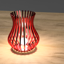 simple forms decorative lamp form 3d print model - Mito3D