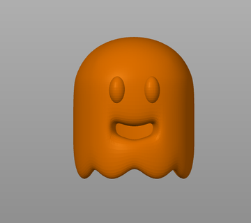 simple ghost Various toys art toy 3d print model - Mito3D