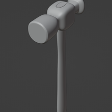 simple hammer 3d print model - Mito3D