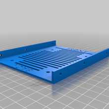 simple soporte de disco duro largo gadget pc tecnología equipo 3d print model - Mito3D