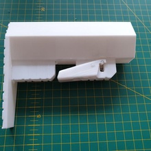 simple hex stock various airsoft buttstock 3d print model - Mito3D