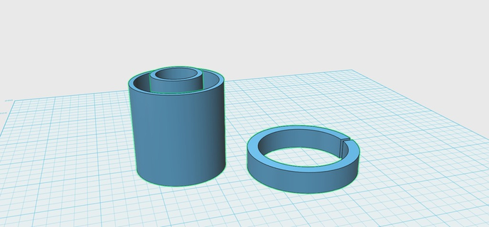 semplice corno makeitloud 3d print model - Mito3D