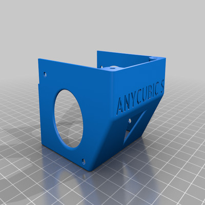 simple hotend cover anycibic s anycubic i3 mega 3d printer parts 3d print model - Mito3D