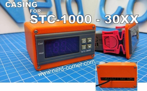 Facile logement stc1000 30xx 3008 3018 3028 Cas gaine enveloppe stc 1000 stc45 DIY outils fabricants 3d print model - Mito3D
