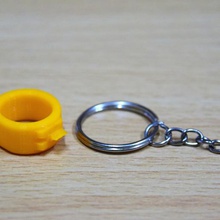 simple keychain tool attach detach keyring hand tools 3d print model - Mito3D