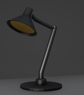 simple lamp desk desk desklamp lamp light simple table model furniture  3d print model - Mito3D