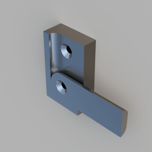 simple latch home drywall lock osb diy 3D print model - Mito3D