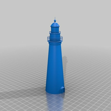 simple lighthouse architecture boat house light ocean sea ship buildings structures 3d print model - Mito3D