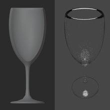 simple long cup alcohol 3d print model - Mito3D