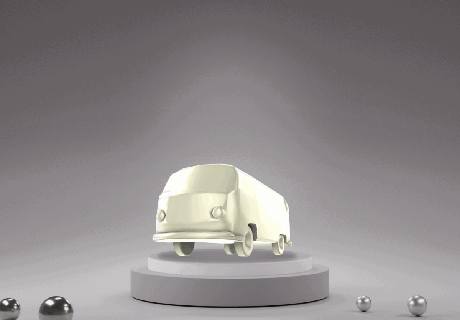simple low poly van auto car play toy culture race garage police engineering truck 3d print model - Mito3D