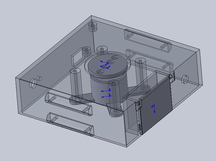 simples magnético batedeira cd ROM motor Ferramentas brinquedo rom 3D print model - Mito3D
