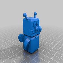 simple meany man art people 3d print model - Mito3D