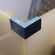 sencillo metacrilato esquina guías gias esquineras caja herramienta partes 3d print model - Mito3D