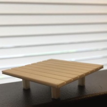 einfache mini-d&d-Quadrat-Tabelle Spiel dnd mini Miniatur prop einfach drucken schnell Spielzeug, Spiel-Zubehör 3d print model - Mito3D