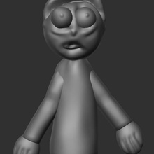 simple morty game toy 3d print model - Mito3D