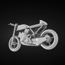 simple motorcycle model 3d print model - Mito3D