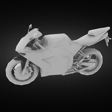 simple motorcycle 3d print model - Mito3D