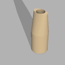 simple mouthpiece cigarette gadget nozzle 3d print model - Mito3D