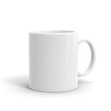 simple mug home okay printable stl white cup 3d print model - Mito3D