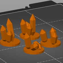 simples objetivo jogos guerra borda miniaturas 3d print model - Mito3D