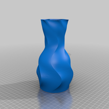 simple original vase decor 3d print model - Mito3D
