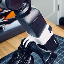 basit osmo pocket yüksek Dağı updated s gadget kamera cep motosiklet bağlar gimbal dji In bisiklet monte edin aksiyon kamerası 3d print model - Mito3D